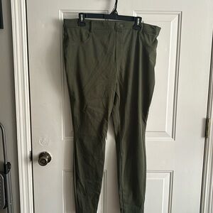 Green jeggings